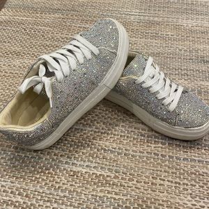 Betsy Johnson Rhinestone Sneakers